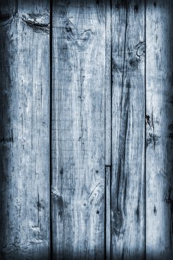 Mavi Vignette Grunge doku eski yıpranmış kırık Floorboard Planking lekeli