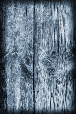 Mavi Vignette Grunge doku eski yıpranmış kırık Floorboard Planking lekeli