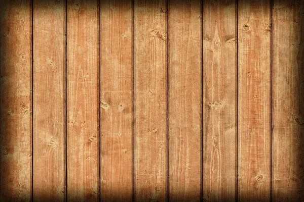 Old Weathered Varnished Pine Wood Floorboards, Vignette Grunge Texture Detail — Stock Photo, Image