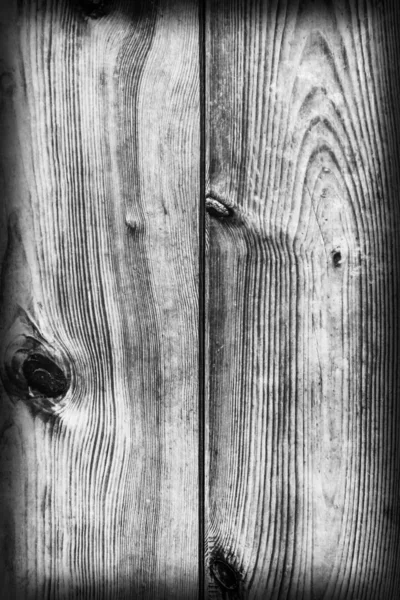 Old Weathered Cracked Floorboard Planking Stained Gray Vignette Grunge Texture — Stock Photo, Image