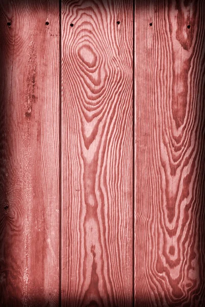 Oude verweerde gebarsten paneel gangboord gekleurd rood vignet Grunge textuur — Stockfoto