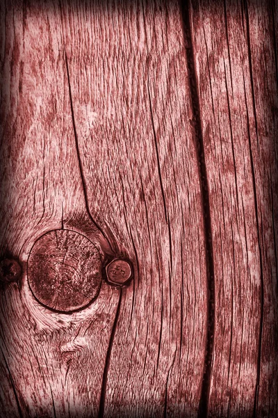 Viejo envejecido agrietado tablón de suelo manchado de viñeta roja textura grunge —  Fotos de Stock