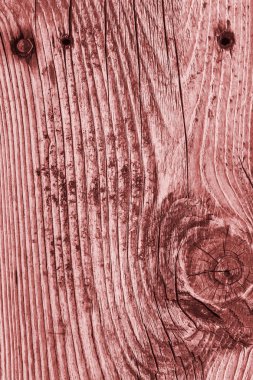 Eski çürümüş kırık tahta yüzey doku kırmızı lekeli yıpranmış