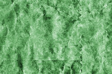 Geri dönüşüm Kraft kağıt buruşuk lekeli yeşil Grunge doku tasarlamak