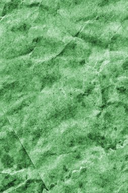Geri dönüşüm Kraft kağıt buruşuk lekeli yeşil Grunge doku tasarlamak