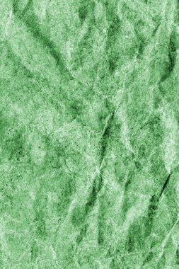 Geri dönüşüm Kraft kağıt buruşuk lekeli yeşil Grunge doku tasarlamak
