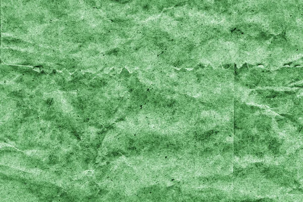 Geri dönüşüm Kraft kağıt buruşuk lekeli yeşil Grunge doku tasarlamak