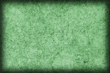 Geri dönüşüm Kraft kağıt buruşuk lekeli yeşil Vignette Grunge doku tasarlamak