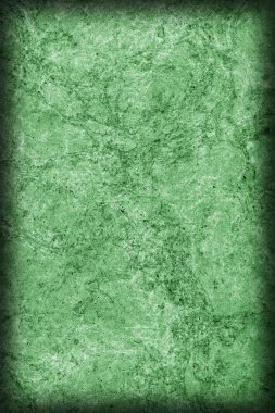 Geri dönüşüm Kraft kağıt buruşuk lekeli yeşil Vignette Grunge doku tasarlamak