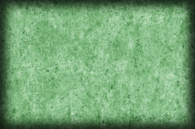 Geri dönüşüm Kraft kağıt buruşuk lekeli yeşil Vignette Grunge doku tasarlamak