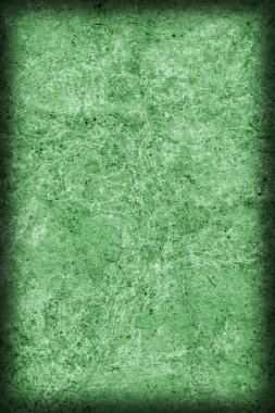 Geri dönüşüm Kraft kağıt buruşuk lekeli yeşil Vignette Grunge doku tasarlamak
