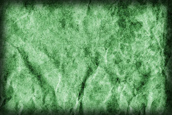 Переробка крафт паперу вкрита плямистими зеленими віньєтками текстури гранж — стокове фото