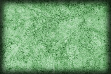 Geri dönüşüm Kraft kağıt buruşuk lekeli yeşil Vignette Grunge doku tasarlamak