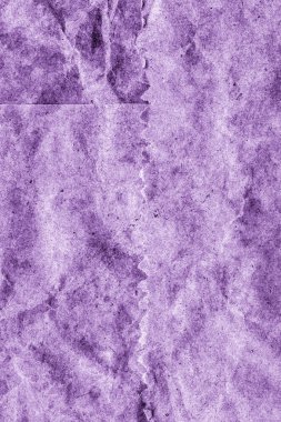 Recycle Kraft Paper Crumpled Mottled Stained Purple Grunge Texture