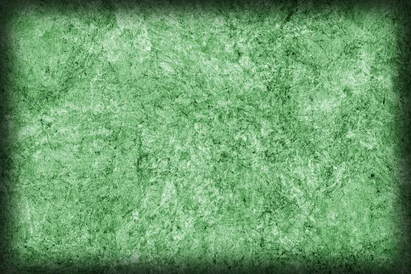 Recycler Papier kraft froissé moucheté Vignette verte Grunge Texture — Photo