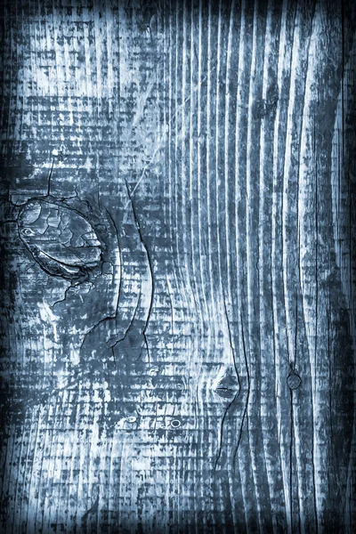 Velho entalhado rachado madeira podre manchado azul vinheta Grunge textura — Fotografia de Stock