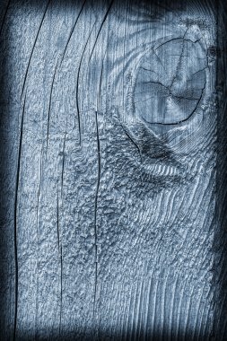 Soluk mavi Vignette Grunge doku eski düğümlü yıpranmış kırık çürük ahşap lekeli