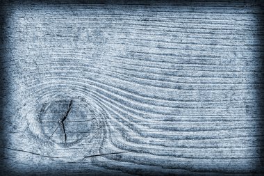 Soluk mavi Vignette Grunge doku eski düğümlü yıpranmış kırık çürük ahşap lekeli
