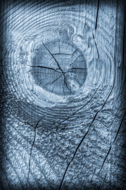 Soluk mavi Vignette Grunge doku eski düğümlü yıpranmış kırık çürük ahşap lekeli