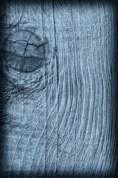 Régi csomózott viharvert repedt Korhadt fa festett halvány kék matrica Grunge textúra — Stock Fotó