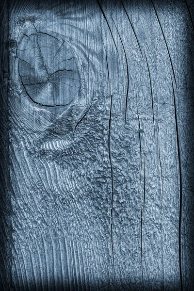 Régi csomózott viharvert repedt Korhadt fa festett halvány kék matrica Grunge textúra — Stock Fotó