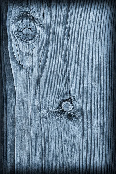 Alte geknotete verwitterte rissige morsche Holz gefärbt hellblau Vignette Grunge Textur — Stockfoto