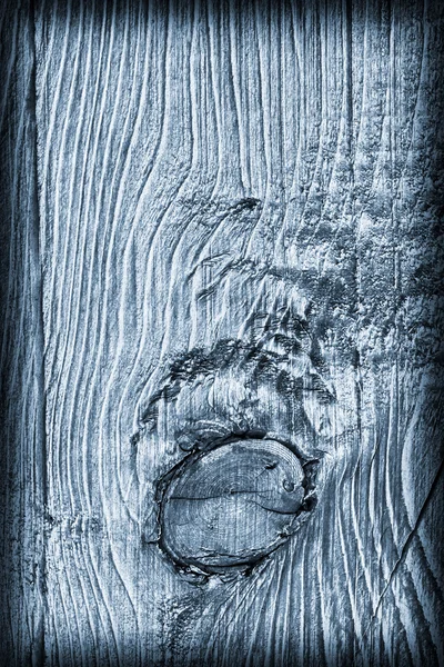 Alte geknotete verwitterte rissige morsche Holz gefärbt hellblau Vignette Grunge Textur — Stockfoto