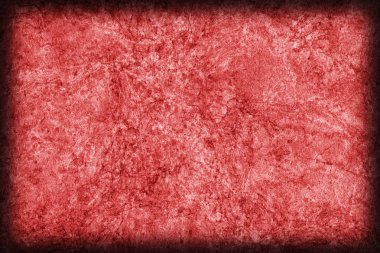 Geri dönüşüm Kraft kağıt buruşuk lekeli kırmızı Vignette Grunge doku tasarlamak