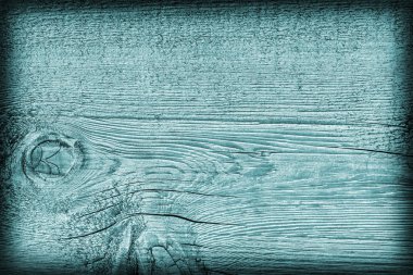 Eski yıpranmış kırık çürük ahşap ağartılmış ve camgöbeği Vignette Grunge doku lekeli