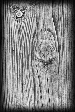 Ahşap ağartılmış ve lekeli gri Vignette Grunge doku dokuma eski yıpranmış