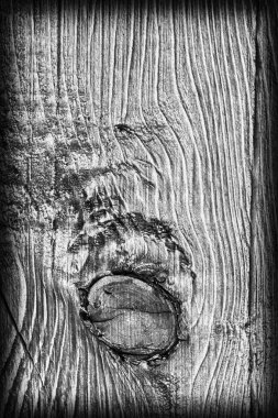 Ahşap ağartılmış ve lekeli gri Vignette Grunge doku dokuma eski yıpranmış