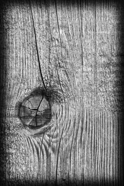 Παλιά κόμπους ξεπερασμένο ξύλο λευκασμένα και χρωματισμένο γκρι βινιέτα Grunge υφή — Φωτογραφία Αρχείου