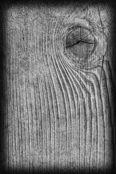 Régi csomózott viharvert fa fehérített és festett szürke matrica Grunge textúra — Stock Fotó