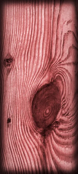 結ばれた古い風化割れ腐った木赤ビネット グランジ テクスチャ — ストック写真