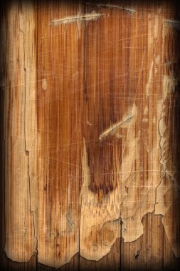 Eski vernikli blok-board çizilmiş Vignette Grunge doku soyulmuş kırık