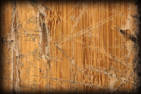 Stary lakierowane stolarską pęknięty porysowany odkleić winieta G — Zdjęcie stockowe