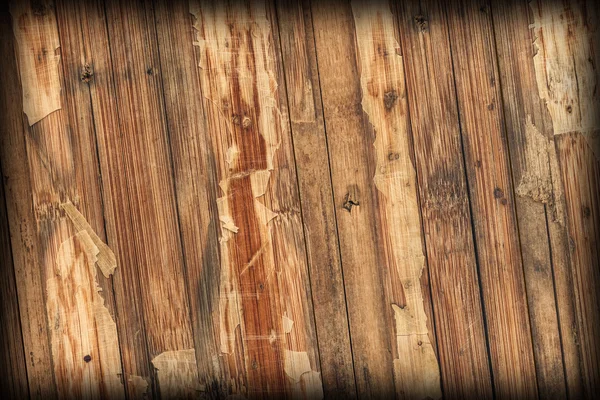 Gamla lackerat trä Panel knäckt repad skalade Vignette Grunge konsistens — Stockfoto