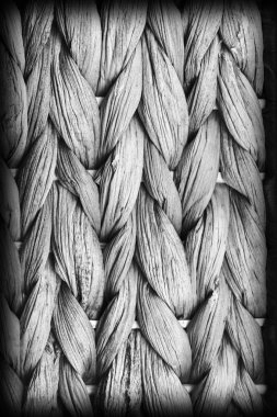 Rafya yer Mat ilave kaba gri Vignette Grunge Textu örüleceği