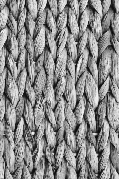 Raffia Place Mat Extra Rough Treccia Grigio Grunge Texture Campione — Foto Stock