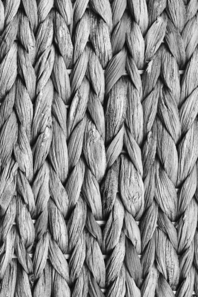 Raffia Place Mat Extra Rough Treccia Grigio Grunge Texture Campione — Foto Stock