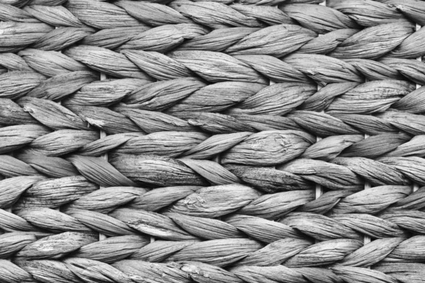 Raffia Place Mat Extra Rough Treccia Grigio Grunge Texture Campione — Foto Stock