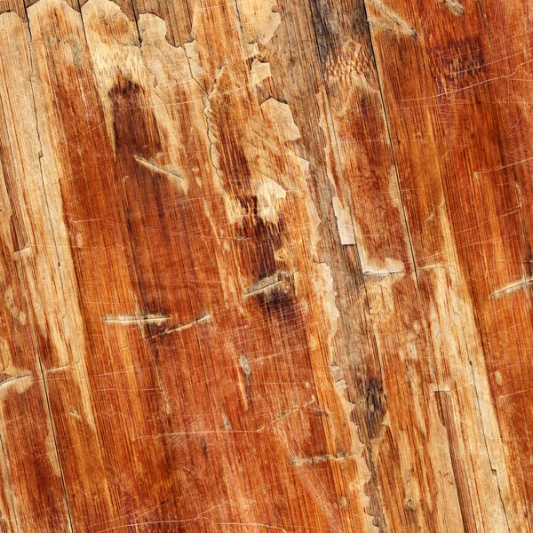 오래 된 나무 바닥 위험 스런 적 층 Blockboard 해킹 스크래치 — 스톡 사진
