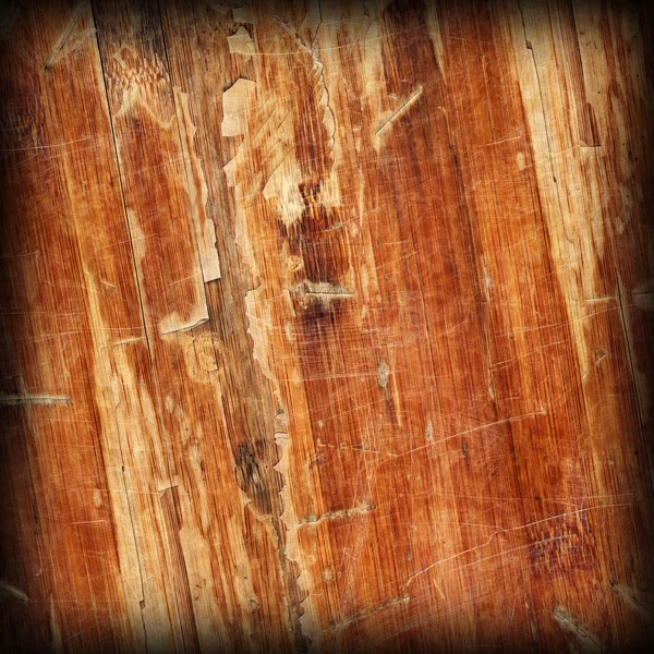Old Wood Laminated Flooring Varnished Blockboard Cracked Scratch