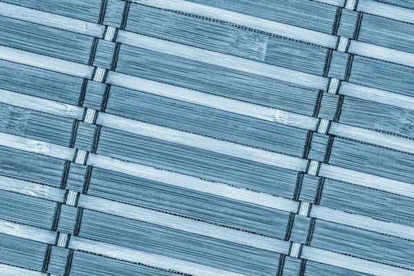 Bamboe placemat blauwe Grunge textuur monster — Stockfoto