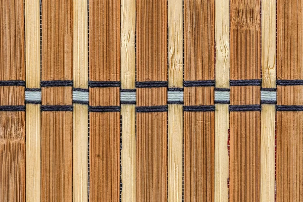 Bambu yer Mat Grunge doku örneği — Stok fotoğraf