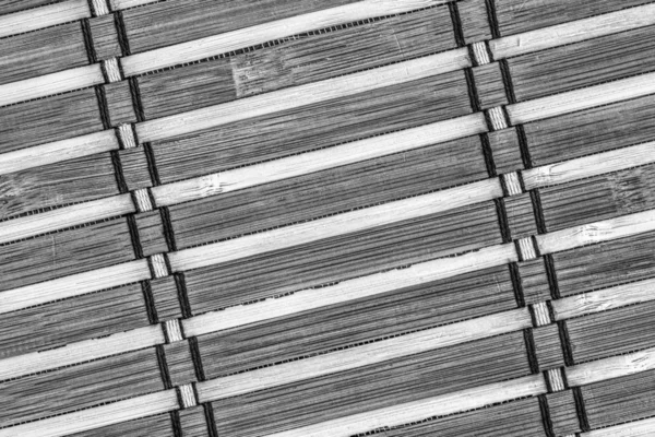 Bambus místo rohož Šedá Grunge textury vzorek — Stock fotografie