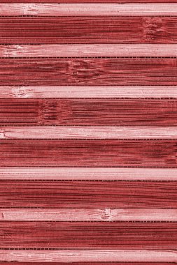Bambu yer Mat kırmızı Grunge doku örneği