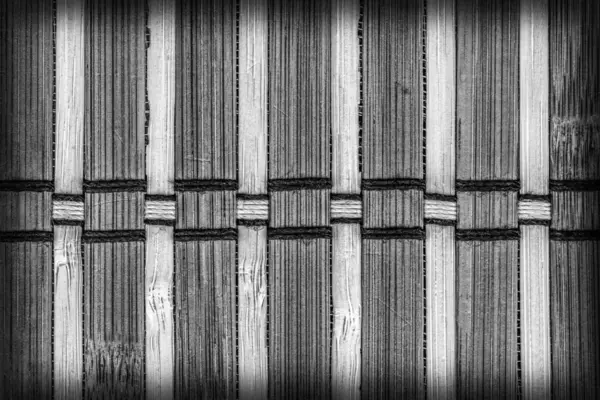 Muestra de textura grunge de viñeta gris estera de bambú —  Fotos de Stock