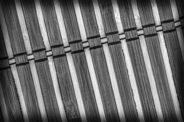 Bambus místo Mat šedý Vignette Grunge textury vzorek — Stock fotografie