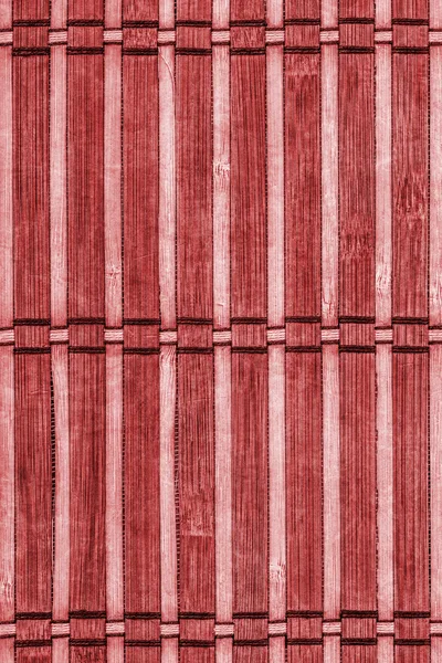 Campione di texture in bambù con grunge rosso opaco — Foto Stock